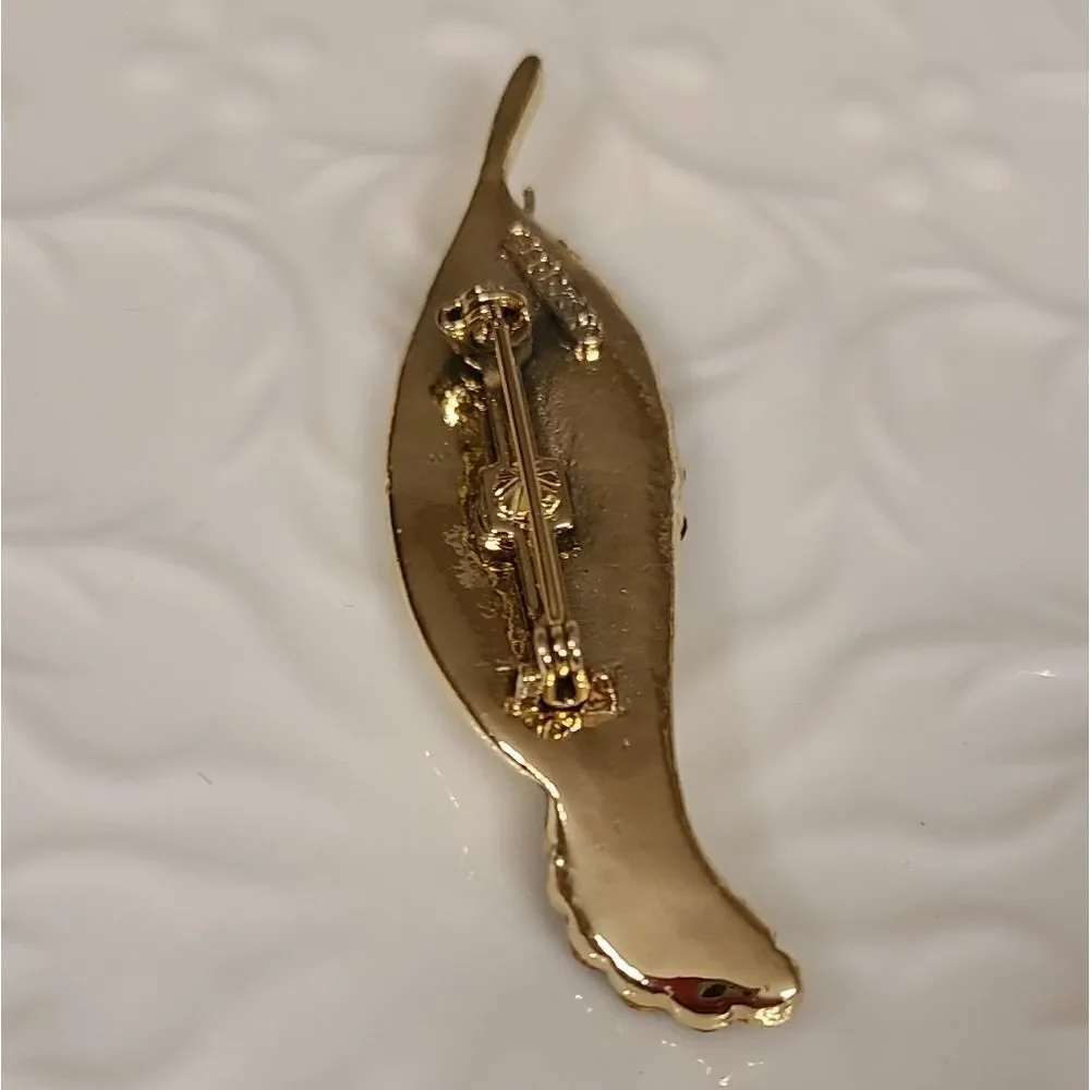 Vintage Leaf Brooch